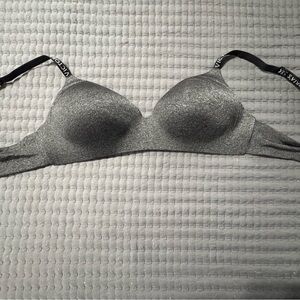 Victoria's Secret Gray Wireless Bra with Molded Cups